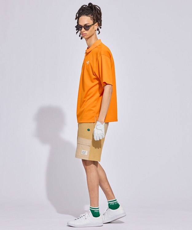 PW CIRCULUS 【MEN】ワッフルショーツ 2026年モデル ゴルフ ベージュ系