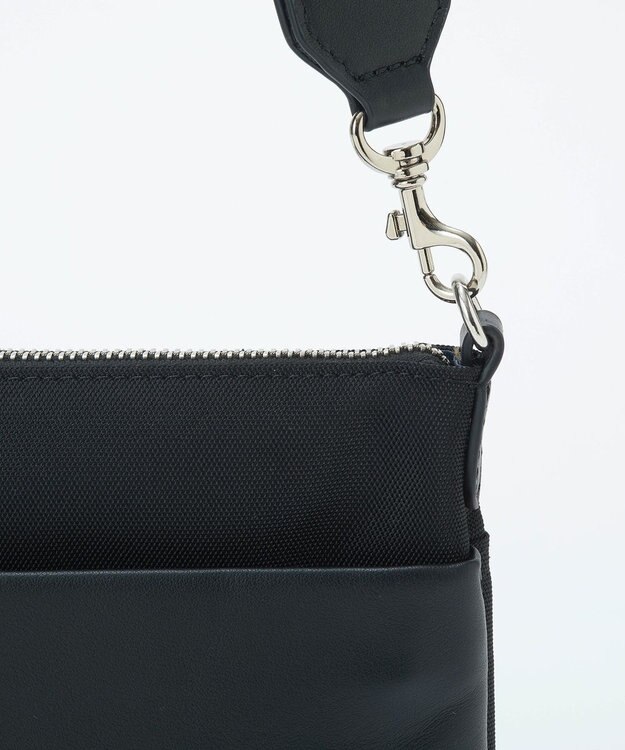 TOPKAPI 【Breath TOPKAPI】LINEA リネア レザーコンビ スワローマチ ショルダーバッグ ブラック