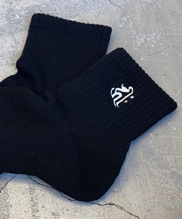 WEGO 刺繍パイルソックス（U） 柄2
