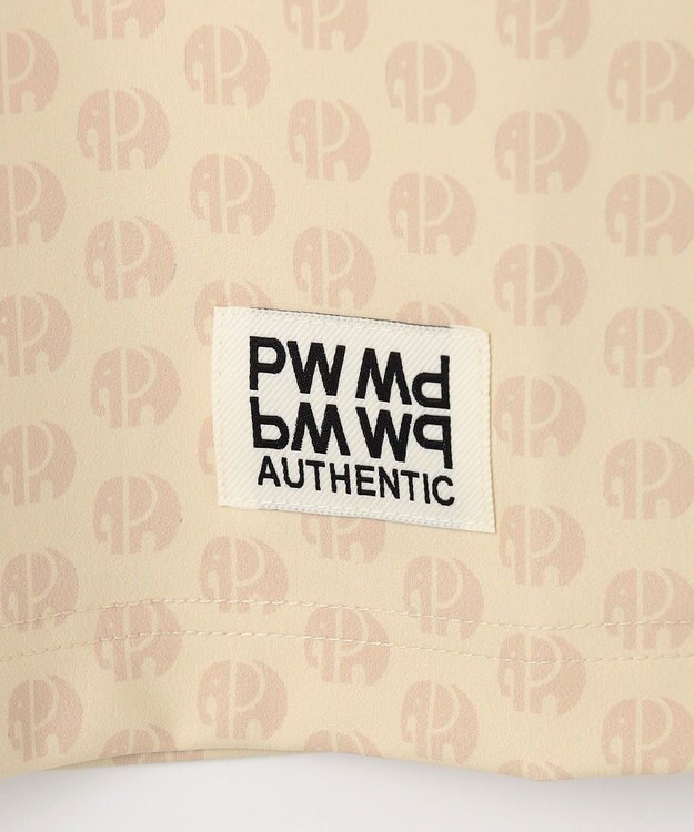 PW CIRCULUS 【WOMEN】エレファント ドットモックネック  ゴルフウェア レディース ベージュ系5