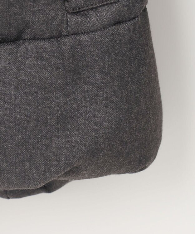 組曲 L 【洗える・2WAY】ライトタフタショートダウン グレー系5