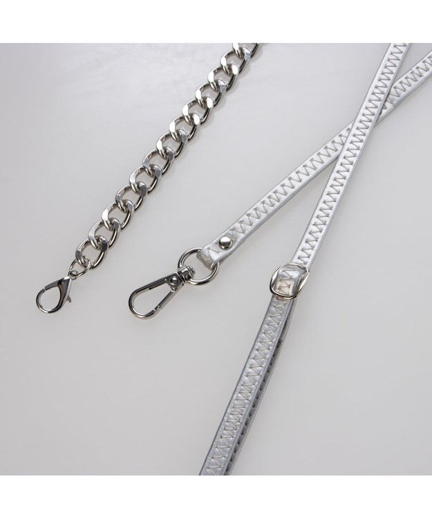 UNBILLION カシュカシュ cachecache / ハートマイクロチャームショルダー シルバー