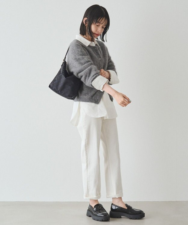 russet ナイロンジャガード2WAYミニショルダーバッグ(CE-1627) Black/Navy