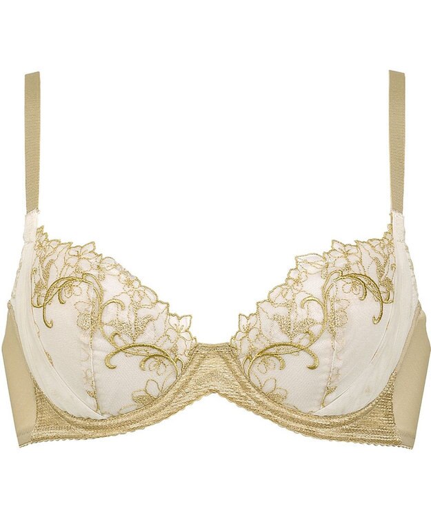 Wing 【エアリーソフトブラ】　ふんわりエアリーな着用感　脇から背中すっきり　ウイング／ワコール　KB2202 カラシ