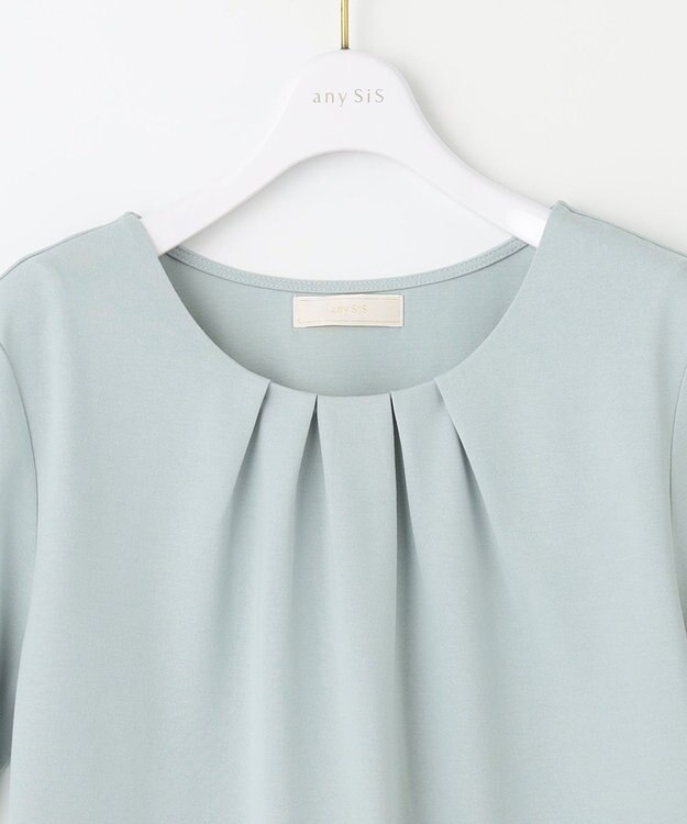 ANY SIS S 【吸水速乾・UVケア・接触冷感】コンフォートジャージークリア カットソー ミント