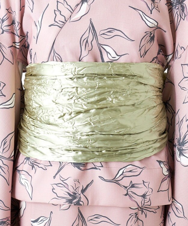 Feroux 【洗える・2WAY】 簡単着付け 浴衣 3点セット ピンク系4