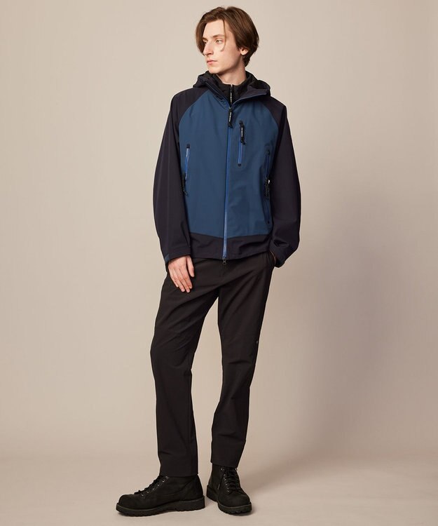 JOSEPH ABBOUD MOUNTAIN 【ストレッチ/撥水/防水素材/イタリア素材/ライナードッキング対応】マウンテンシェル パーカー ネイビー系7