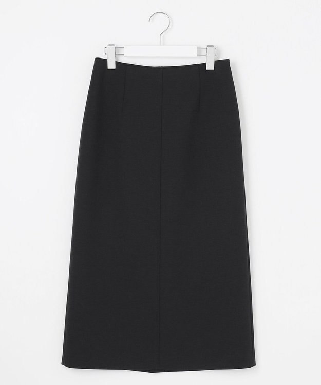 J.PRESS LADIES L 【WEB限定カラーあり・洗える】ダンボール ナロー スカート ブラック系