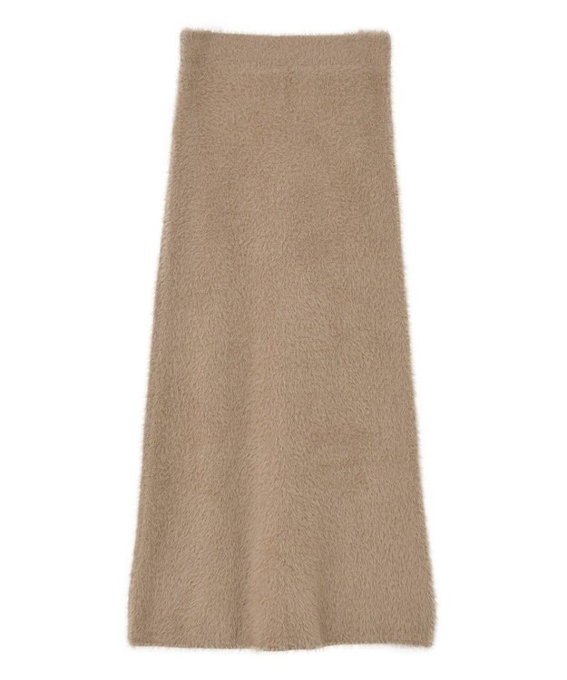 AMERICAN HOLIC シャギーニットナロースカート Brown