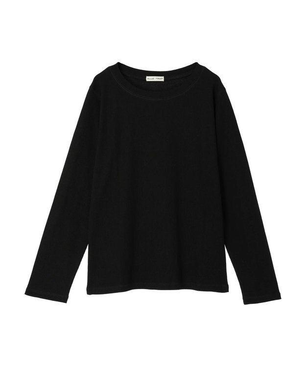 CRAFT STANDARD BOUTIQUE スパンテレコクルーネックＴｅｅＬ／Ｓ Black