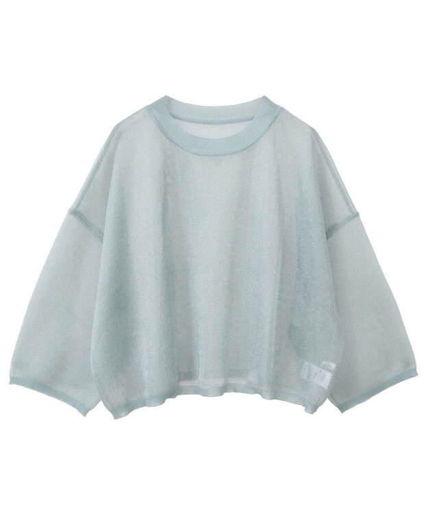 Green Parks ・ＥＬＥＮＣＡＲＥ　ＤＵＥ　ラメシアーニットプルオーバ Green