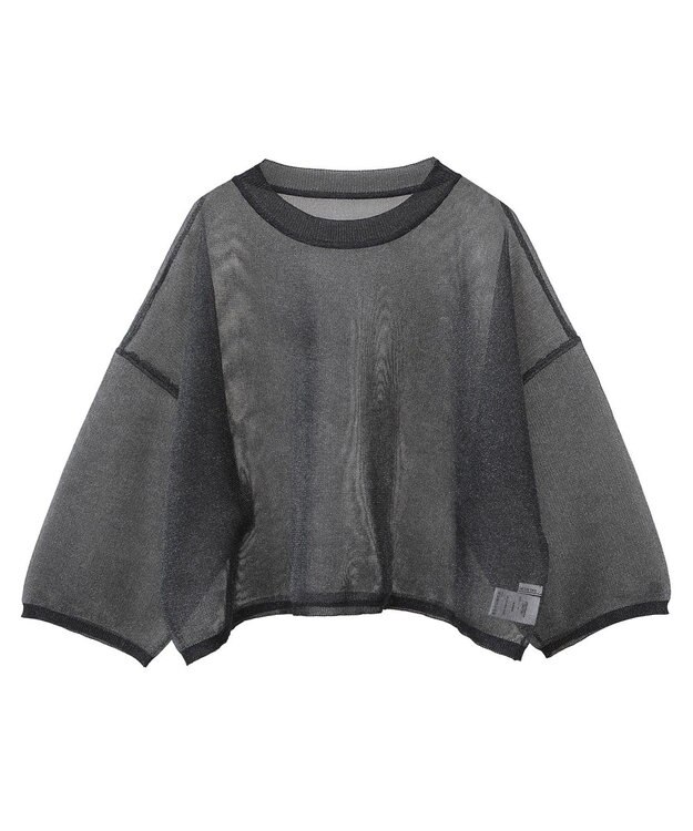 Green Parks ・ＥＬＥＮＣＡＲＥ　ＤＵＥ　ラメシアーニットプルオーバ Green