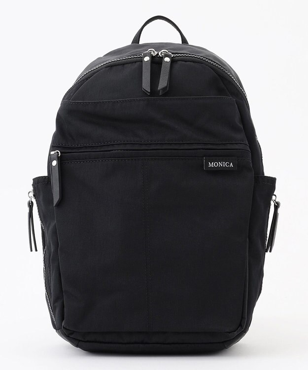 LA BAGAGERIE 【MONICA】サイドジップリュックサック ブラック
