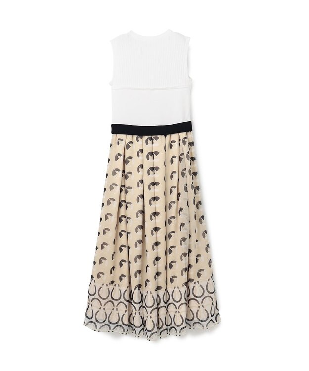 GRACE CONTINENTAL マリンニットワンピース ホワイト