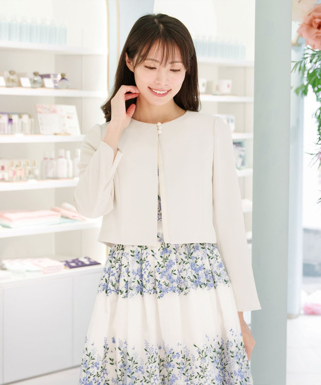 TOCCA 【洗える！】SNOWBALL ジャケット ベージュ系