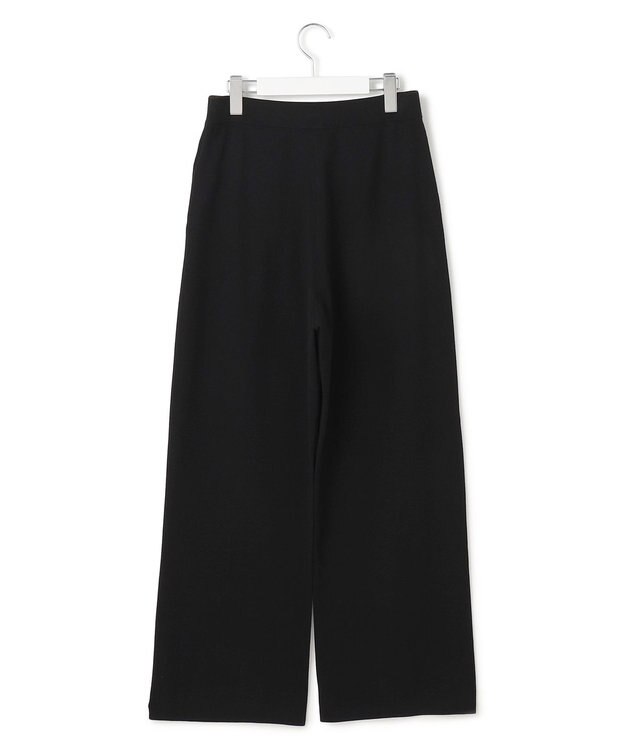 23区 S 【VERY9月号掲載/洗える/吊り干しOK】ヴィスコースストレッチ ワイド パンツ ブラック系