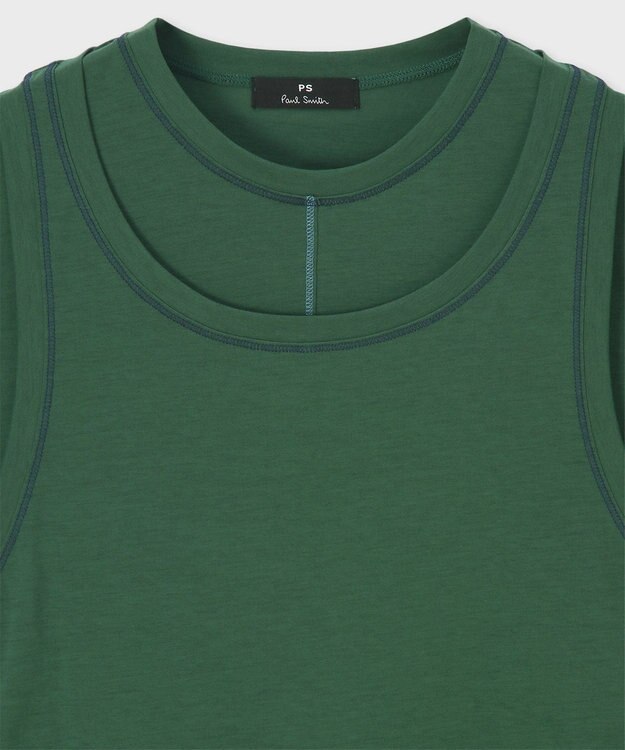 Paul Smith レイヤード シアー カットソー グリーン