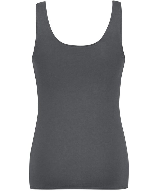 Wing カップ付きタンクトップ 綿混(身生地部) ラク きれいなバストシルエット 【シンクロブラトップ 綿混タイプ】 ブラトップ ET1132 ウイング／ワコール ダークブラウン