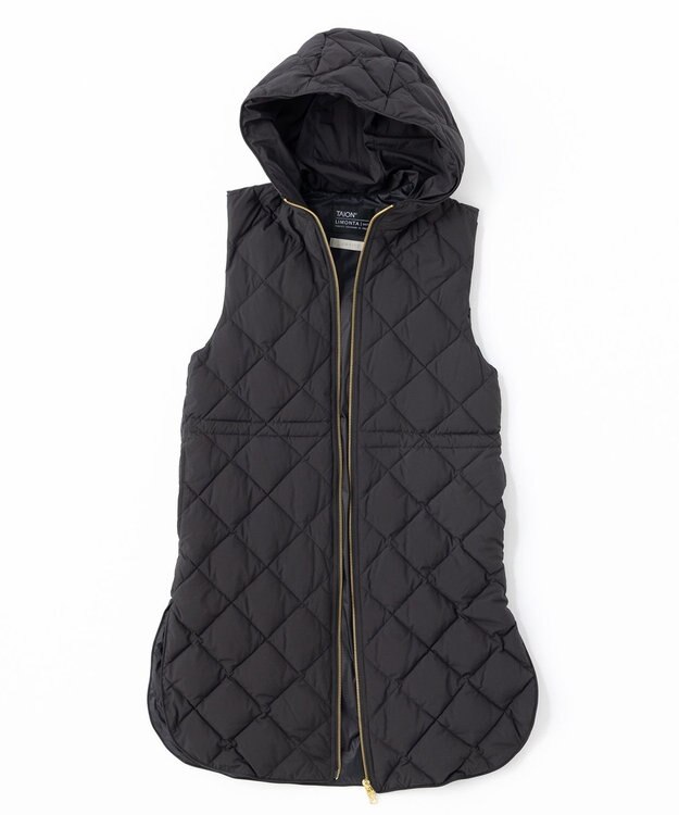 UNFILO 【TAION×UNFILO】フード付き ジレ ブラック