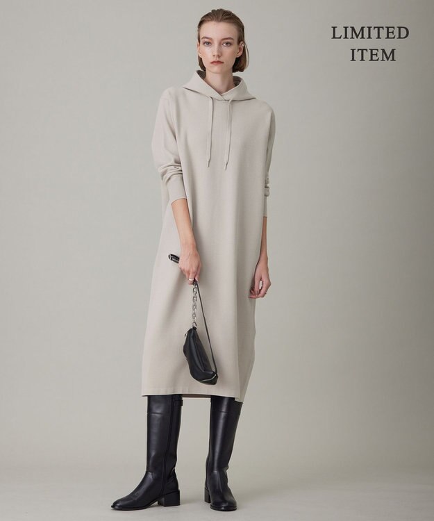 ICB 【WEB限定・洗える】 ヴィスコースポリエステルスムース ワンピース トープ系