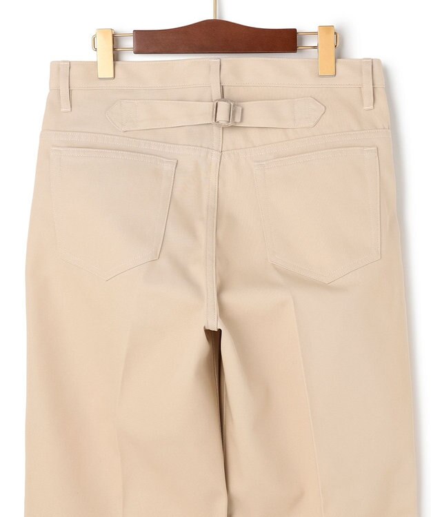 J.PRESS MEN 【J.PRESS ORIGINALS】T/C Drill 5 Pocket Piped Stem Pants / Japan Made アイボリー系