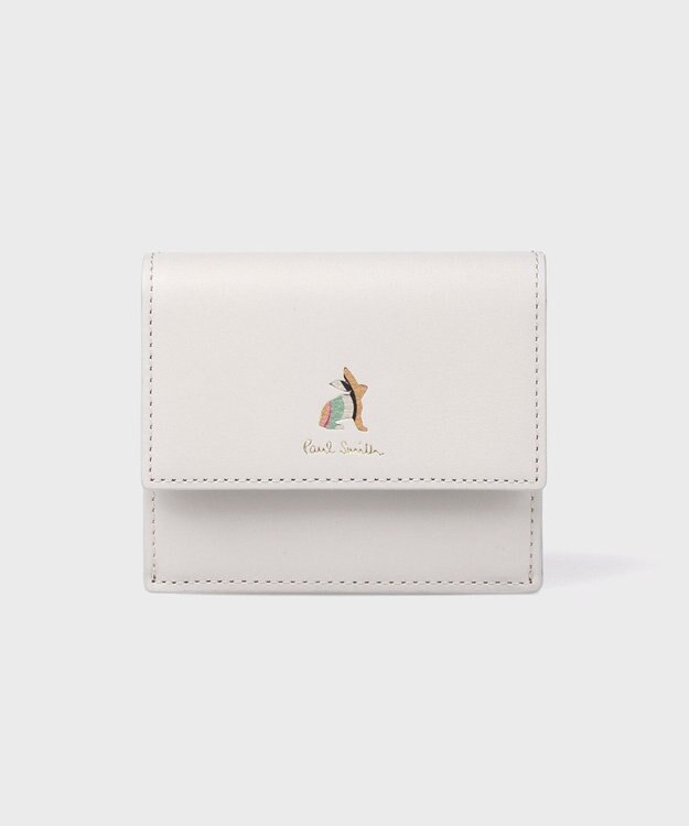 Paul Smith マーケトリースワールラビット 2つ折り財布 アイボリー
