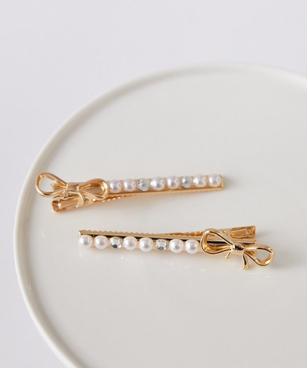 Maison de FLEUR リボンピンセット Gold