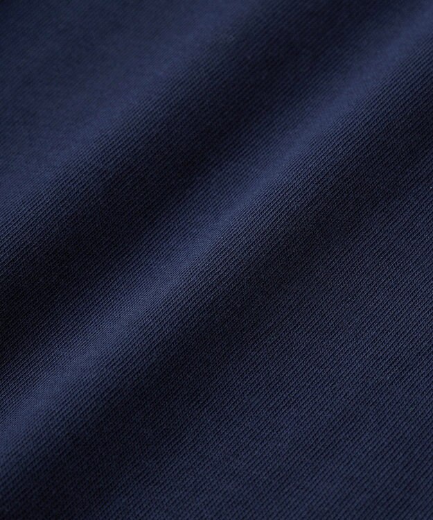 Green Parks フレンチスリーブ筆記体ロゴチュニック Navy