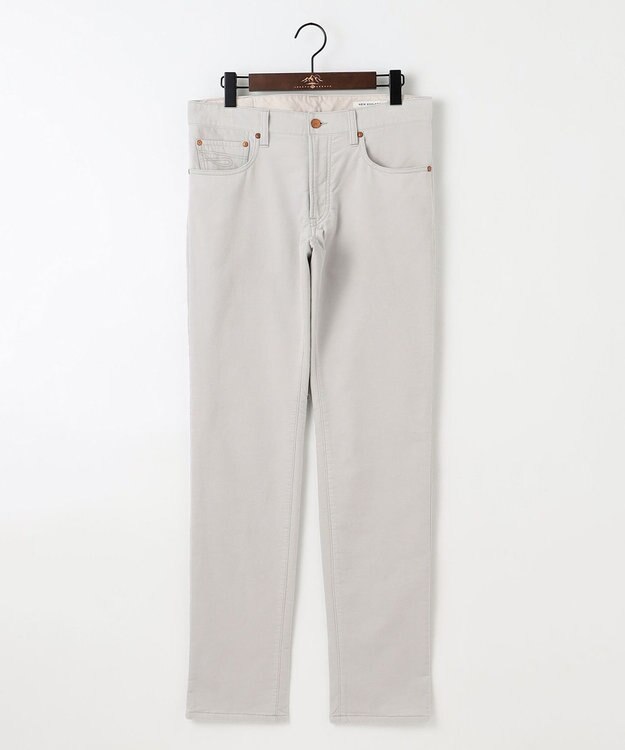 JOSEPH ABBOUD 【洗える・速乾/ストレッチ/フリースタッチ】ソフトコール パンツ ライトグレー系