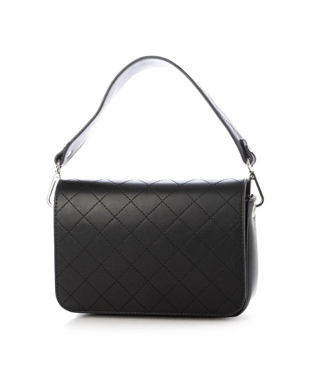 UNBILLION カシュカシュ cachecache / キルティングフラップ2WAYショルダーバッグ ブラック