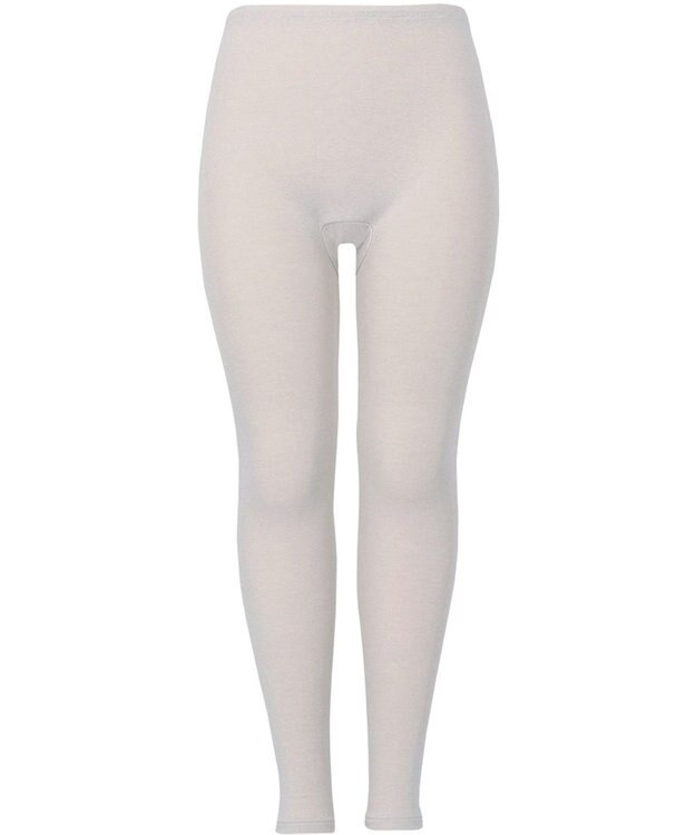 Wing あったかインナーボトム 綿混 裏起毛 厚手 よく伸びる素材 【ラクのびサーモ】 足首丈 秋 冬 ER6814 ウイング／ワコール シェルベージュ