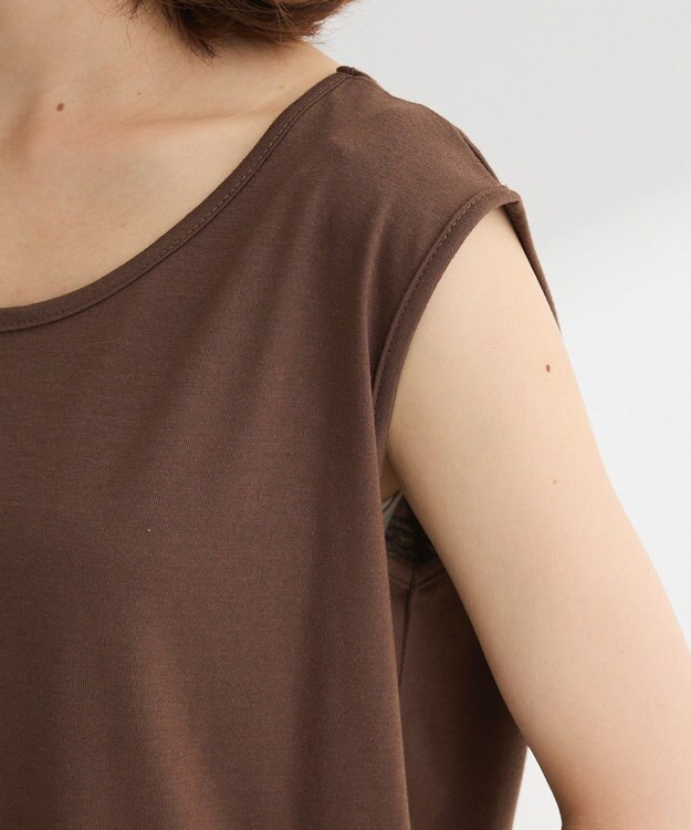 Green Parks ＳＥＴ２点クロシェプルオーバー＋タンクトップ Orange