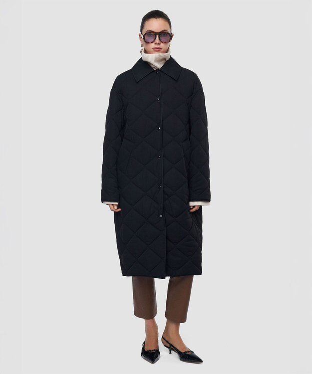 JOSEPH キルティングコート Black