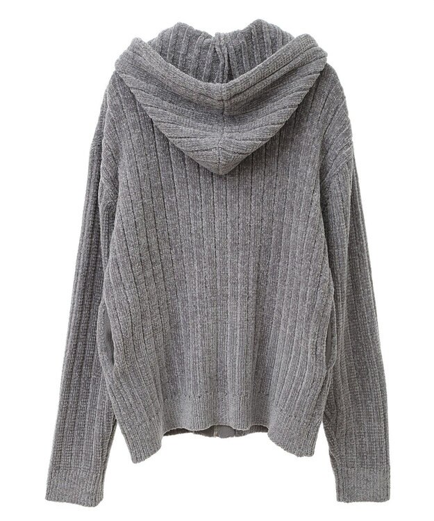 CRAFT STANDARD BOUTIQUE アニマル刺繍ニットZIPパーカー Ivory