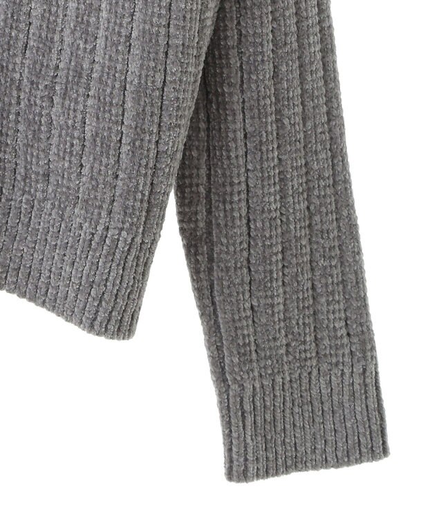 CRAFT STANDARD BOUTIQUE アニマル刺繍ニットZIPパーカー Ivory