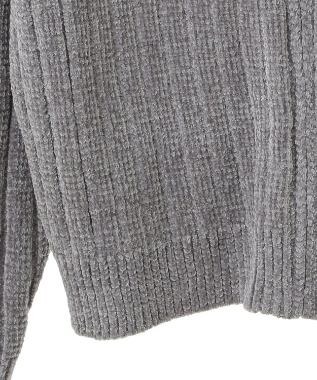 CRAFT STANDARD BOUTIQUE アニマル刺繍ニットZIPパーカー Ivory