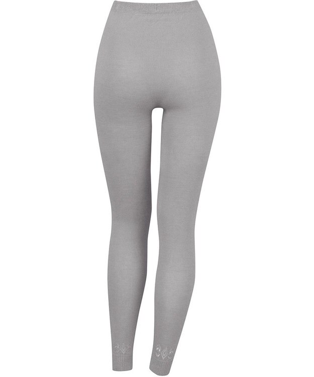 Wing あったかオーバーパンツ 薄手 軽いはきごこち 動きやすい 足首丈 秋 冬 ER0783 ウイング／ワコール グレー