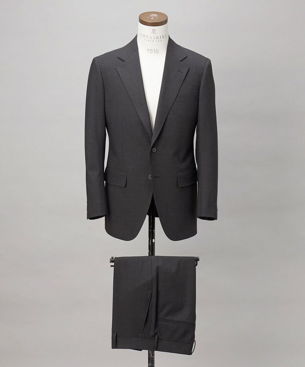 GOTAIRIKU 次世代スーツ【2WAYストレッチ/透湿性/シワになりにくい】ハイスペック2WAYストレッチスーツ グレー系