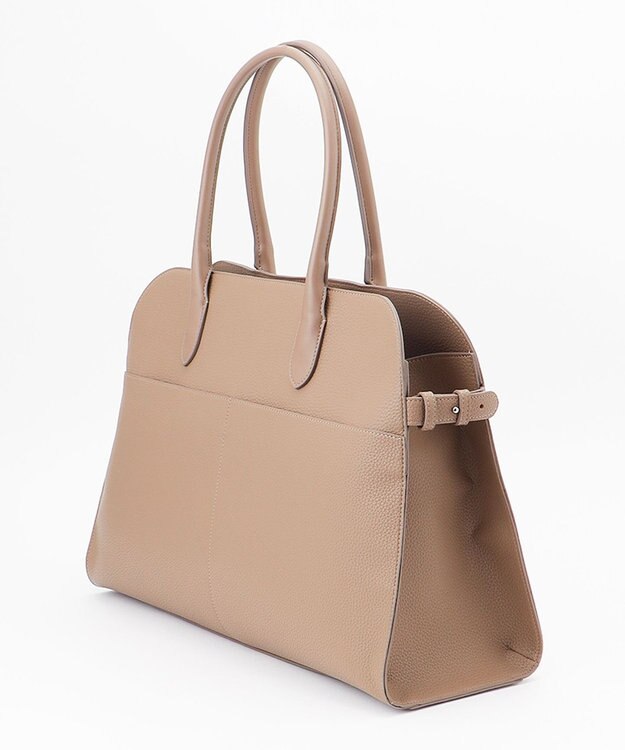 ICB 【A4サイズ収納可】ボストントート ベージュ系