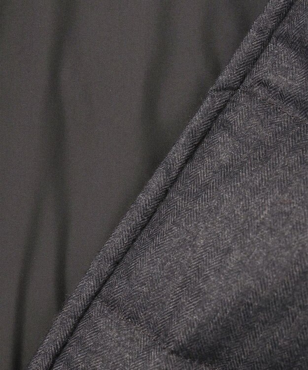 組曲 L 【洗える・2WAY】ライトタフタショートダウン グレー系5