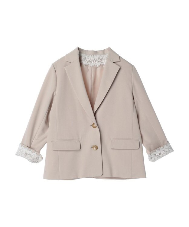 earth music&ecology シングルテーラードジャケット Beige