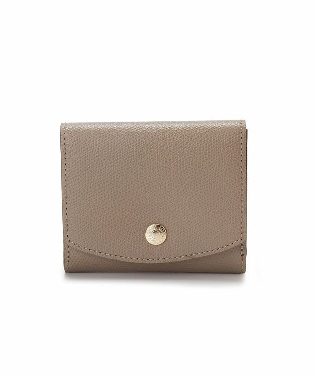 TOPKAPI 【TOPKAPI】COLORATO コロラート 角シボ型押し  二つ折り 財布 グレー　