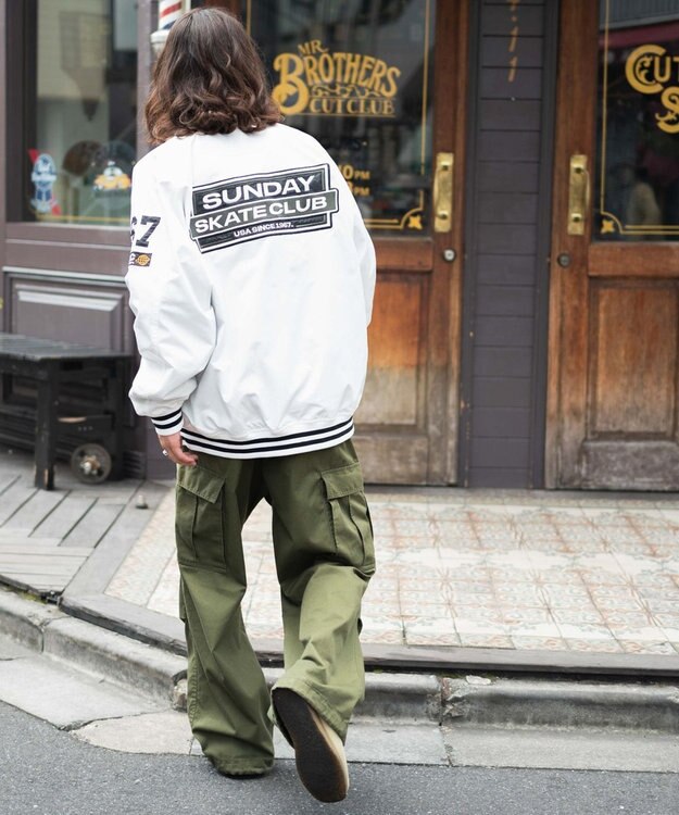 WEGO ワッペンスタジャン ホワイト