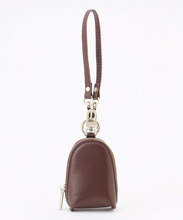 ANY カラビナ付小物入れ ブラウン