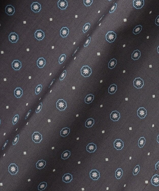 J.PRESS LADIES L 【洗える】ジオメトリックプリント スカート グレー系5