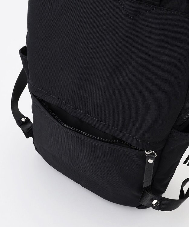 LA BAGAGERIE 【MONICA】サイドジップリュックサック ブラック