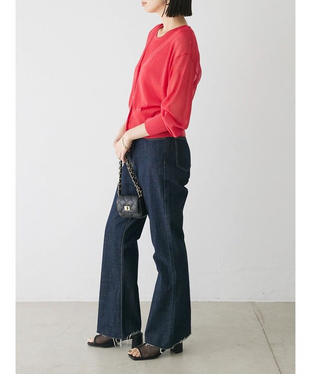 Green Parks シアーカーディガン＋タンクトップＳＥＴ Red