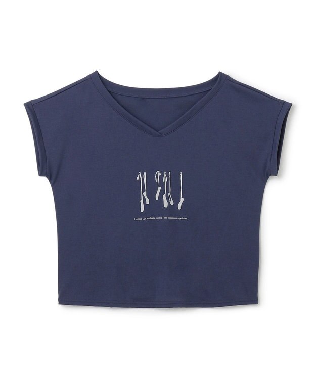 Chacott Tシャツ ネイビー