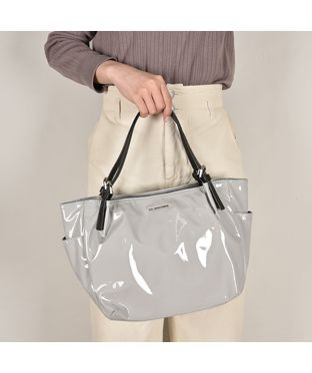 LA BAGAGERIE プリュイ タックトート Sサイズ ライトグレー