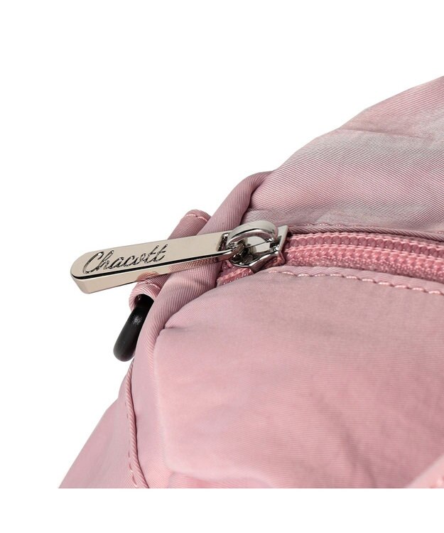 Chacott リボンミニ２WAYバッグ グレイッシュローズ